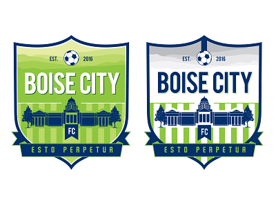 Boise City Crests boise city soccer custom soccer crest soccer crest design