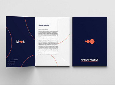 Branding Maneki.Agency brand design brand identity branding logo logotype