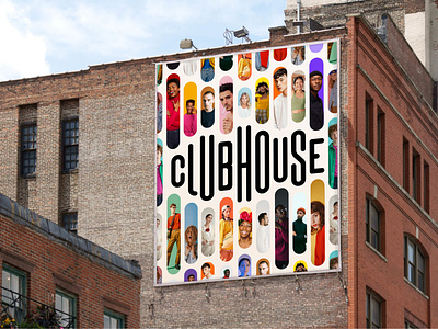 Clubhouse Brand Identity Concept brand design brand identity branding clubhouse illustration logo logotype