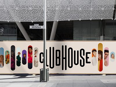 Clubhouse Brand Identity Concept brand design brand identity branding clubhouse design logo logotype ui
