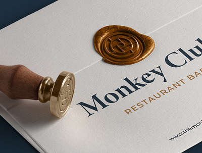 Monkey Club - Branding bar brand design brand identity branding logo logotype restaurant stamp