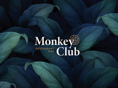 Branding Monkey Club Restaurant Bar bar brand design brand identity branding branding concept logo logotype restaurant visual identity