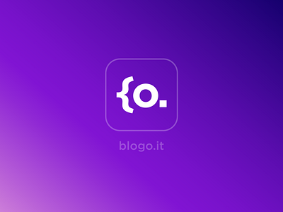 Daily UI #005 | App icon app app icon blog brand identity branding dailyui dailyui 005 dailyuichallenge design digital logo gradient icon logo minimal night purple typography ui