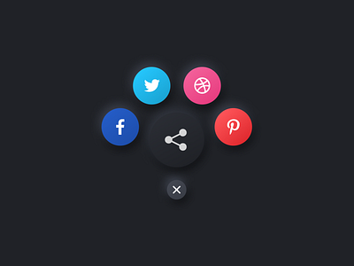 Daily UI #010 | Social share