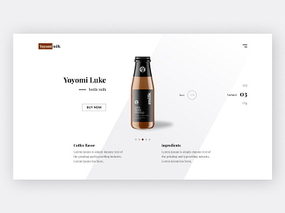 #Exploration - Drink Landing Page (Light) clean clean ui cleandesign desktop drink landingpage light ui web webdesign
