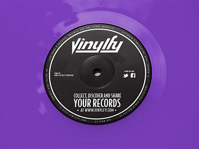 Vinylfy - Record Label Design app collection data label print record table vinyl web web design website