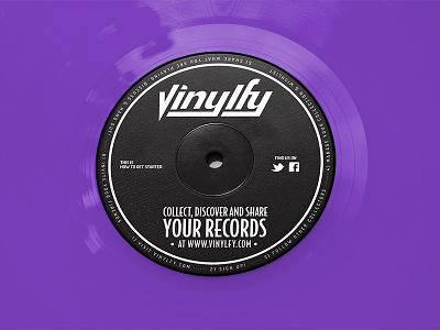 Vinylfy - Record Label Design app collection data label print record table vinyl web web design website