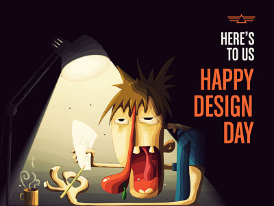 Here is to us! design design day graphic design