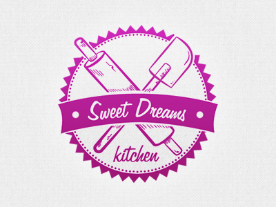 Sweet Dreams Kitchen Logo Version 1.4 brand branding dreams kitchen logo sweet