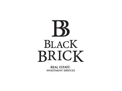 Black Brick Logo Concept 2 black brick brand branding logo