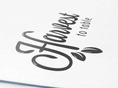 Harvest to Table v1 branding harvest logo table to