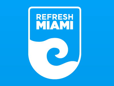 Refresh Miami Logo v3 branding logo miami refresh