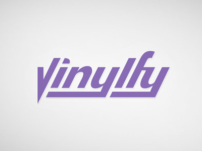 Vinylfy Logo branding logo record vinyl vinylfy