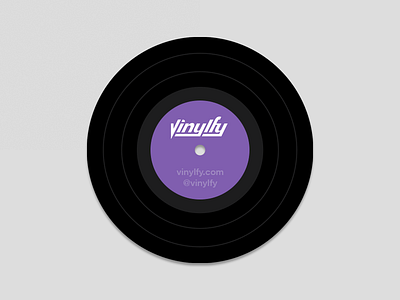 Vinyl Illustration branding illustration logo record vinyl vinylfy