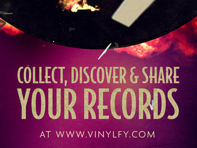 Vinylfy Poster v1 poster record vinyl vinylfy website