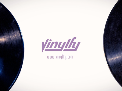 Vinylfy Teaser app collection data record table vinyl web web design website