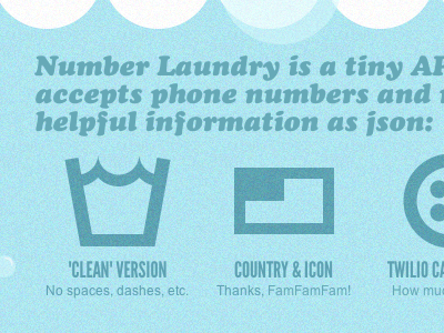 Number Laundry - icons api bubble game phone pop twilio washing sysmbols