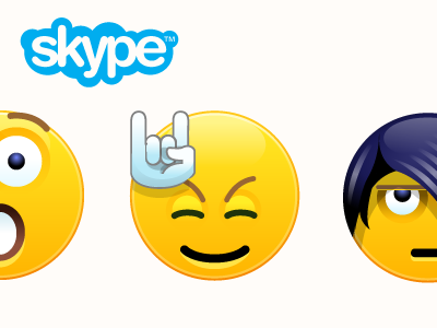 skype emoticons art