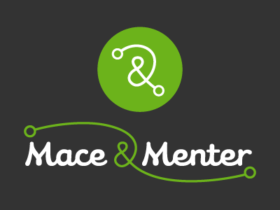 Identity for Mace & Menter identities logos