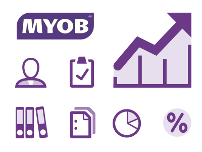 MYOB Client Portal Iconset