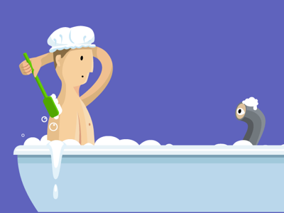 Bath surveillance for DuckDuckGo illustration