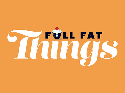Full Fat Things illustration logo redesign