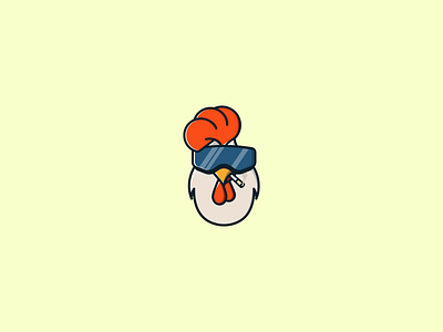 Rooster Icon animal art branding design icon illustration illustrator logo rooster vector