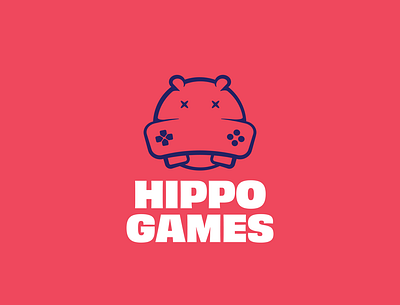 Hippo Games art branding design graphic design icon illustrator logo vector