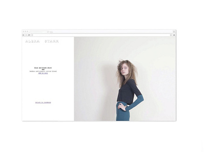 Alexa stark website 2015 ecommerce fashion webdesign