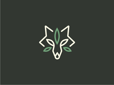 Fox head combined with cannabis leaf. Unused design. cannabis creative design drop fox hemp icon logo logodesign logos minimal minimalist oil studio