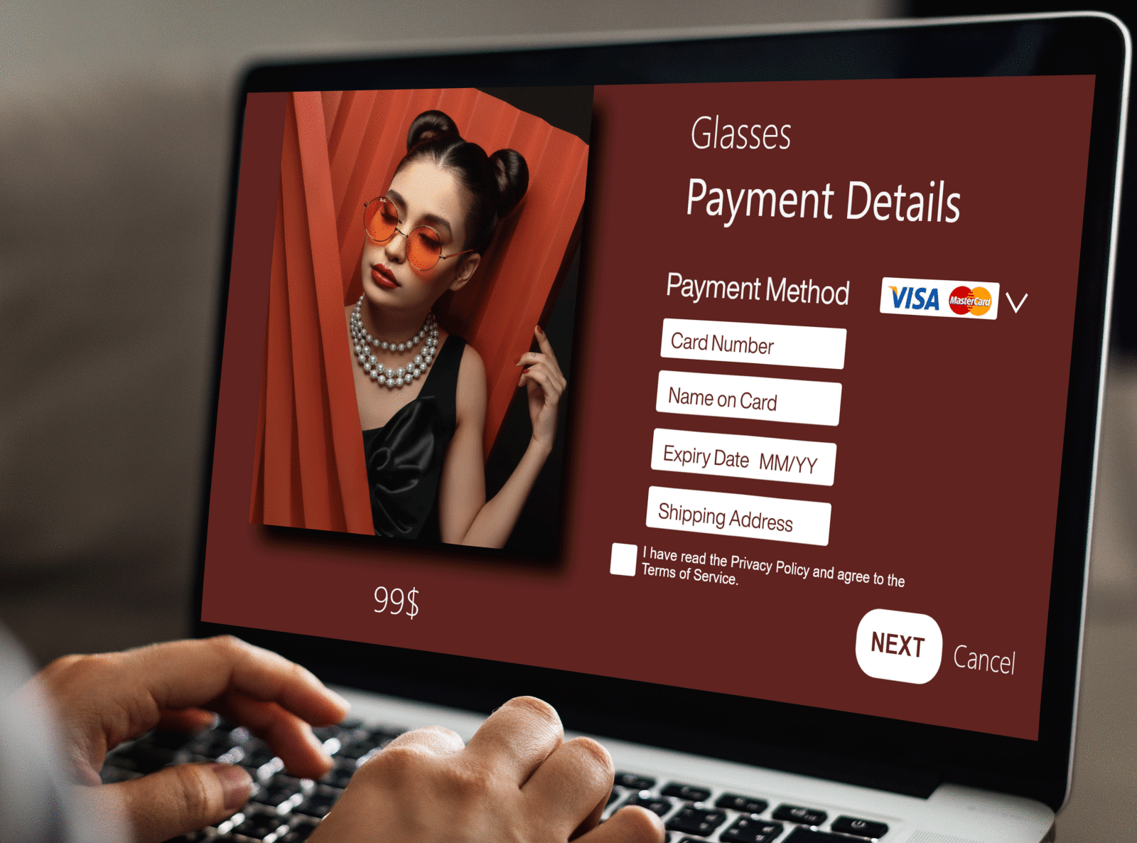 Challenge 2 #DailyUI adobe photoshop adobe xd creditcard dailyui dailyuichallenge design glasses payment ui web