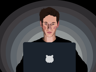 Coder adobe illustrator illustration