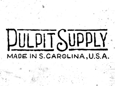 Pulpit Supply bowtie logo made in usa pulpit south carolina