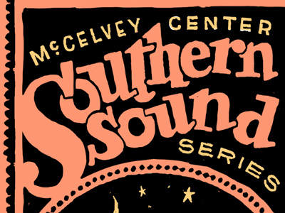 Southern Sound 78 rpm concert mccelvey center music poster south carolina