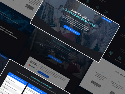 Landing Page - Impacta Tecnologia interface onepage site ui uiux user experience userinterface ux webdesign website