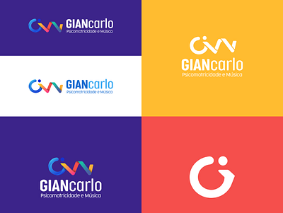 Brand - Giancarlo Psychomotrician brand branding child development education graphic design health human development logo logotipo music musiclogo psychomotricity visual identity