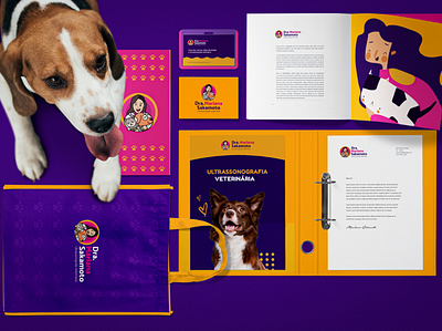 Brand - Veterinary Mariana Sakamoto animal brand branding cat dog logo pets veterinary veterinary medicine visual identity