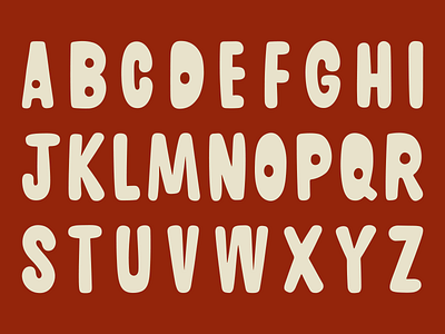 Ace Core Font design fat font minimal organic playful retro stamp type typeface typography vintage
