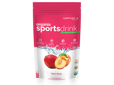 Package Design for a Sports Drink branding drink package package design powder sports drink