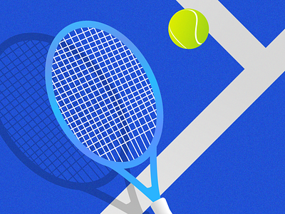 Wimbledon active blue design illustration sports tennis tennis ball vector visual visual art