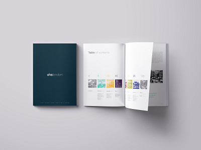 uhalondon book art direction editorial marketing collateral promotional book publication design