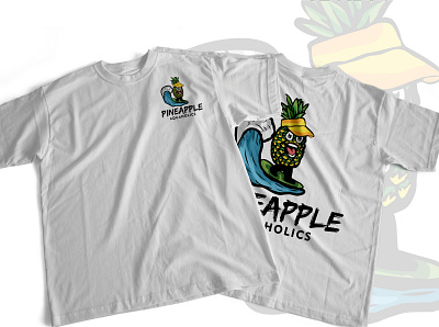 PineApple T-Shirt Logo Design animation branding design graphic design illustration logo motion graphics vector