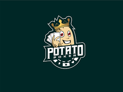 Potato Poker Design animation branding design graphic design illustration logo motion graphics vector