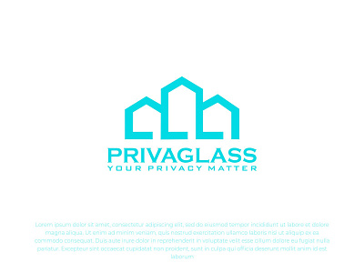 PRIVAGLASS LOGO DESIGN animation branding design graphic design logo motion graphics vector