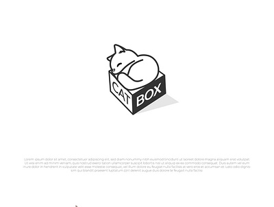 CatBox Concept Logo animation branding design graphic design illustration logo motion graphics vector