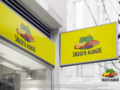 Smash Mangos Logo Design concept design graphicdesign logo