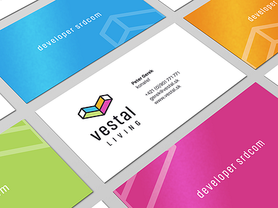 Vestal Living business cards