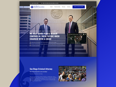 Law Firm Website attorney lawyer redesign web design website