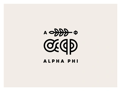 Alpha phi community from Helsinki branding club dance festival identity logo music party