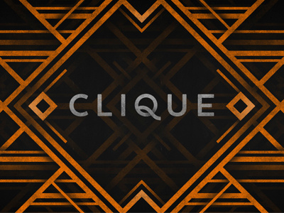 Clique art deco club elite lines